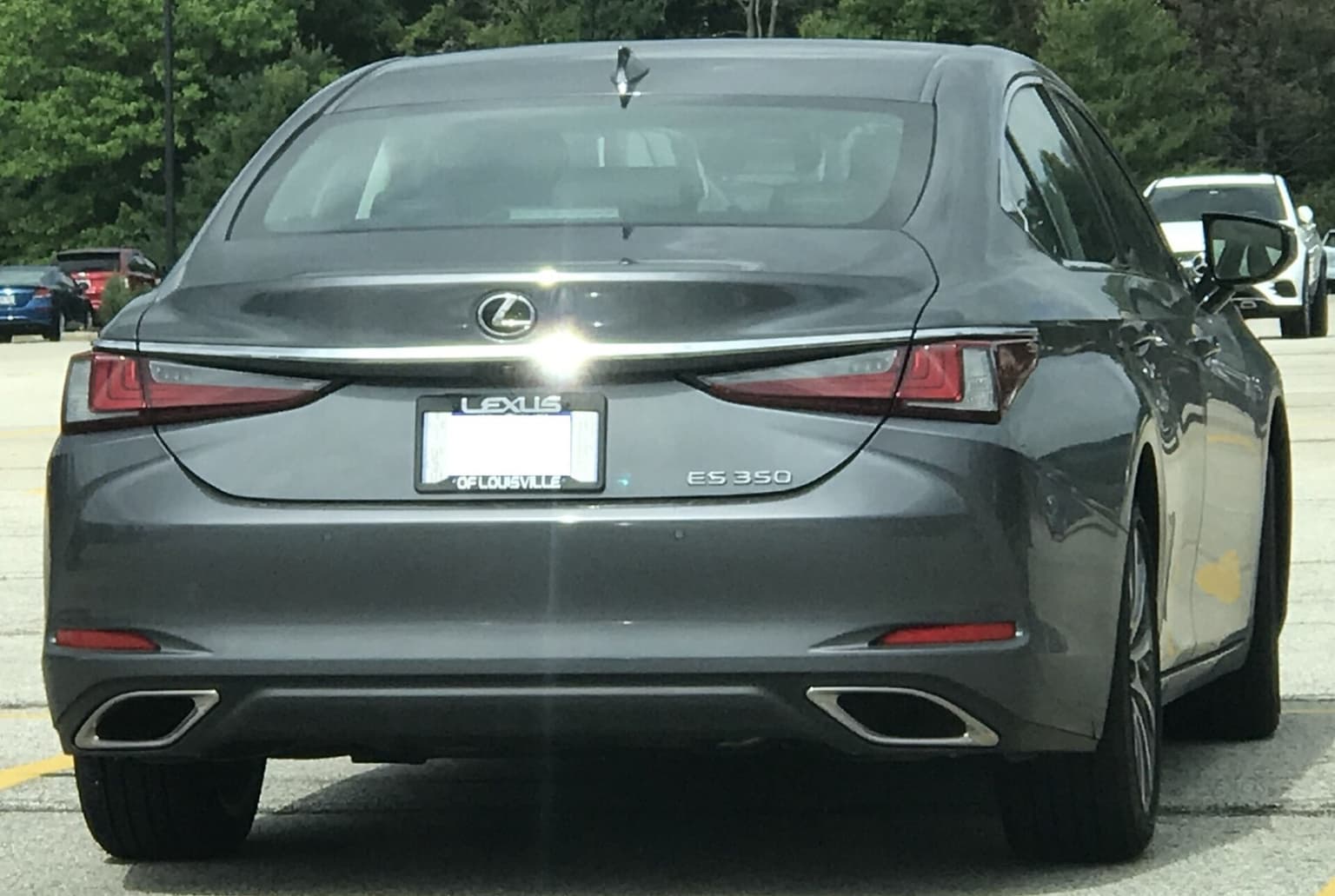 2021 Lexus ES 350 — Sonic Titanium